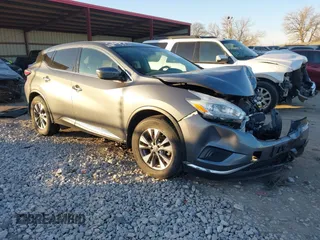 2017 Nissan Murano SL with VIN 5N1AZ2MHXHN185657, listed as a IAAI auction lot 41266313 with 137,559 mi miles and . Bid and sale history available at carsss.com. Image 1.