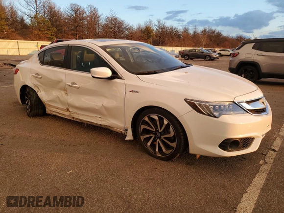 2018 Acura ILX Premium with VIN 19UDE2F8XJA005196, listed as a Copart auction lot 82755314 with 29,383 mi miles and Salvage title. Bid and sale history available at DreamBid. Image 4.