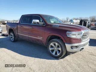 2020 Ram 1500 Limited with VIN 1C6SRFHT6LN118195, listed as a Copart auction lot 42637265 with 91,956 mi miles and Salvage Title. Bid and sale history available at carsss.com. Image 4.