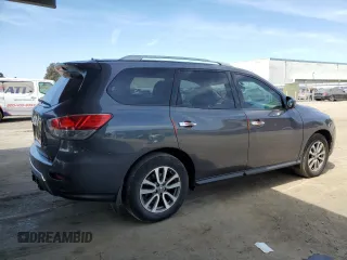 2014 Nissan Pathfinder Platinum with VIN 5N1AR2MNXEC652170, listed as a Copart auction lot 54186825 with 186,377 mi miles and Salvage title. Bid and sale history available at DreamBid. Image 3.