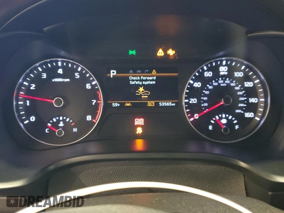 2022 Kia Forte GT with VIN 3KPF44AC7NE474024, listed as a Copart auction lot 49616895 with 53,565 mi miles and Salvage Title. Bid and sale history available at carsss.com. Image 9.