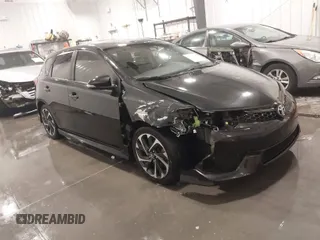 2018 Toyota Corolla iM with VIN JTNKARJE1JJ553834, listed as a IAAI auction lot 41710047 with 67,765 mi miles. Bid and sale history available at carsss.com. Image 1.