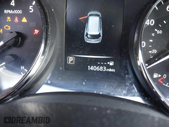 2017 Nissan Rogue SV with VIN KNMAT2MVXHP518360, listed as a IAAI auction lot 41618016 with 140,684 mi miles and . Bid and sale history available at carsss.com. Image 15.