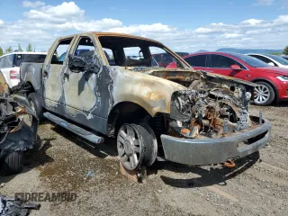 2008 Ford F-150 XLT with VIN 1FTPW145X8KE35391, listed as a Copart auction lot 58439615 with Not provided miles and Salvage title. Bid and sale history available at DreamBid. Image 4.