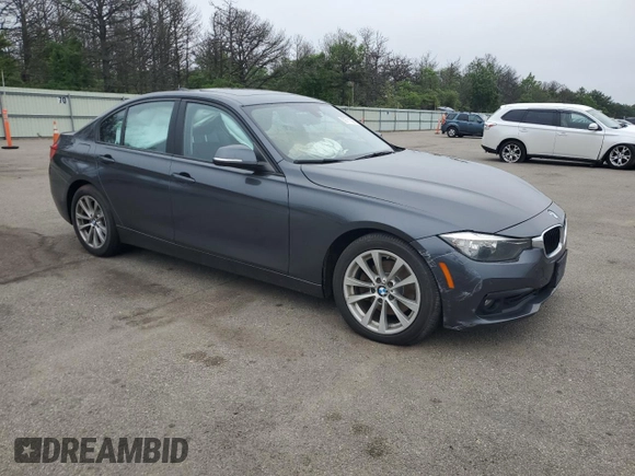 2017 BMW 3 Series 320i xDrive with VIN WBA8E5G55HNU42092, listed as a Copart auction lot 59711095 with 77,997 mi miles and Salvage title. Bid and sale history available at DreamBid. Image 4.