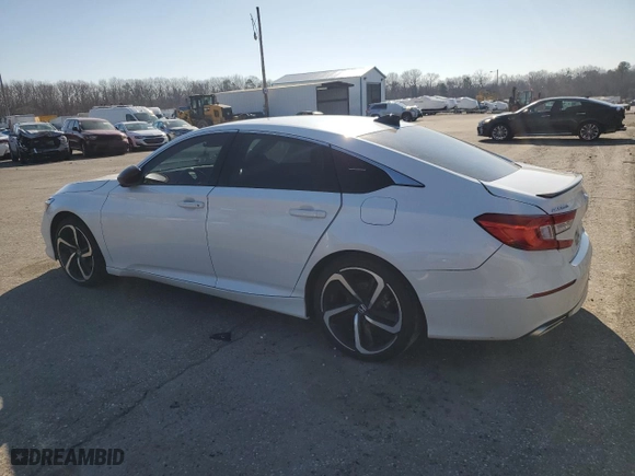 2022 Honda Accord Sedan Sport SE with VIN 1HGCV1F45NA027065, listed as a Copart auction lot 46158655 with 62,980 mi miles and Salvage Title. Bid and sale history available at carsss.com. Image 2.