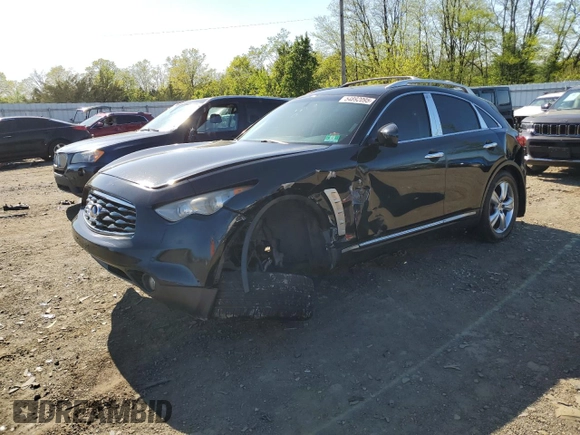 2009 Infiniti FX with VIN JNRAS18W79M158466, listed as a Copart auction lot 54892095 with 165,920 mi miles and Salvage title. Bid and sale history available at DreamBid. Image 1.