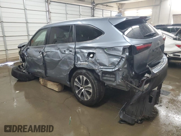 2023 Toyota Highlander L z VIN 5TDKDRAH6PS001750, wystawiony jako Copart lot #55078665 z przebiegiem 24 887 mil mil oraz Szkoda całkowita • Salvage title. Historia ofert i sprzedaży dostępna na DreamBid. Obrazek 2.