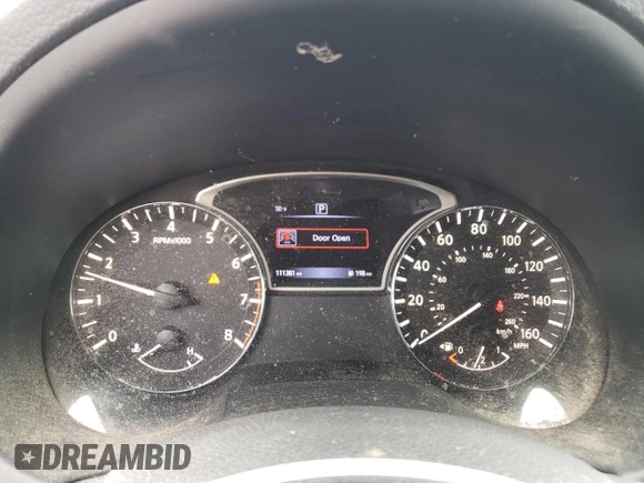 2017 Nissan Altima S with VIN 1N4AL3APXHN334520, listed as a Copart auction lot 45283124 with 111,381 mi miles and Salvage Title. Bid and sale history available at DreamBid. Image 9.