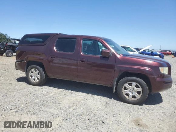 2008 Honda Ridgeline RTL with VIN 2HJYK16558H509669, listed as a Copart auction lot 53702765 with 264,988 mi miles and Salvage title. Bid and sale history available at DreamBid. Image 4.