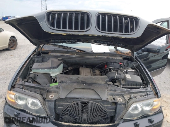 2005 BMW X5 3.0i with VIN 5UXFA13505LY12648, listed as a IAAI auction lot 42144830 with 189,271 mi miles. Bid and sale history available at carsss.com. Image 10.