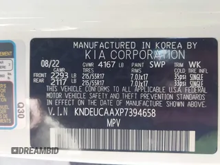 2023 Kia Seltos S z VIN KNDEUCAAXP7394658, wystawiony jako IAAI lot #42051398 z przebiegiem 68 256 mil mil oraz . Historia ofert i sprzedaży dostępna na DreamBid. Obrazek 9.