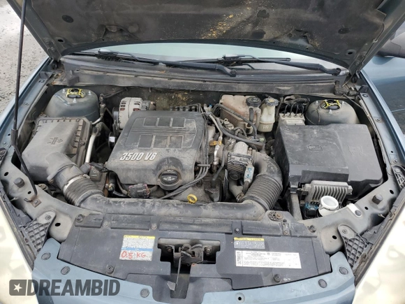 2006 Pontiac G6 GT with VIN 1G2ZH578464188066, listed as a Copart auction lot 51824845 with 184,865 mi miles and Salvage title. Bid and sale history available at DreamBid. Image 12.