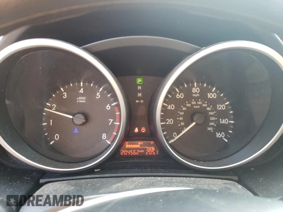 2014 Mazda 5 Sport with VIN JM1CW2BLXE0168024, listed as a Copart auction lot 55010995 with 204,562 mi miles and Salvage title. Bid and sale history available at DreamBid. Image 9.