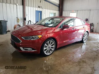 2017 Ford Fusion Titanium with VIN 3FA6P0D97HR186314, listed as a Copart auction lot 65326075 with 49,681 mi miles and Salvage title. Bid and sale history available at DreamBid. Image 1.