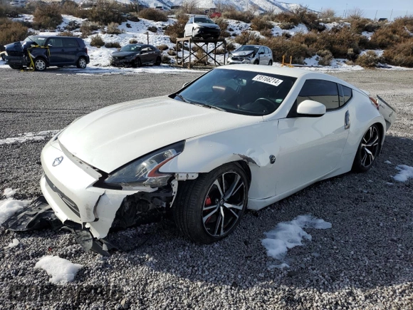 2018 Nissan 370Z Touring with VIN JN1AZ4EH0JM572392, listed as a Copart auction lot 85166214 with 44,355 mi miles and Salvage Title. Bid and sale history available at DreamBid. Image 1.