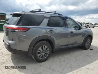 2024 Nissan Pathfinder SV with VIN 5N1DR3BA7RC309597, listed as a Copart auction lot 56742315 with 5,982 mi miles and Salvage title. Bid and sale history available at DreamBid. Image 3.