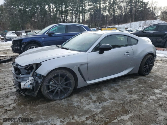 2024 Toyota GR86 Premium with VIN JF1ZNBE1XR8758891, listed as a Copart auction lot 42994055 with 5,237 mi miles and Salvage Title. Bid and sale history available at carsss.com. Image 1.