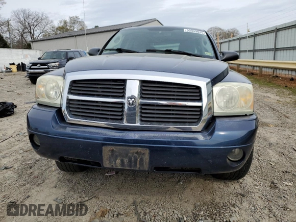 2006 Dodge Dakota SLT with VIN 1D7HW48K36S534305, listed as a Copart auction lot 50949035 with 185,537 mi miles and Salvage Title. Bid and sale history available at carsss.com. Image 5.