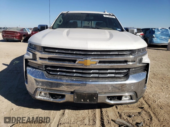2021 Chevrolet Silverado 1500 LTZ with VIN 3GCUYGED1MG302090, listed as a Copart auction lot 47134305 with 91,830 mi miles and Salvage Title. Bid and sale history available at DreamBid. Image 5.