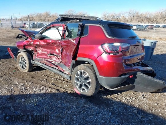 2021 Jeep Compass Trailhawk с VIN 3C4NJDDB0MT574712, выставлен на аукционе IAAI как лот 41142420 с пробегом Не указан миль и . История ставок и продаж доступна на DreamBid. Изображение 3.