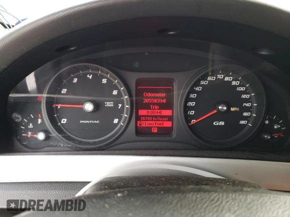 2009 Pontiac G8 z VIN 6G2ER57729L172545, wystawiony jako Copart lot #64089654 z przebiegiem 205 583 mil mil oraz Nie do naprawy. Historia ofert i sprzedaży dostępna na DreamBid. Obrazek 9.