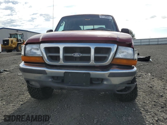 1998 Ford Ranger XL with VIN 1FTZR15X6WPB01133, listed as a Copart auction lot 57138665 with 147,672 mi miles and Salvage title. Bid and sale history available at DreamBid. Image 5.