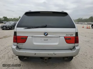 2005 BMW X5 3.0i with VIN 5UXFA13575LU46719, listed as a Copart auction lot 53443085 with 126,041 mi miles and Salvage Title. Bid and sale history available at carsss.com. Image 6.
