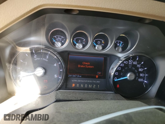 2013 Ford F-350 Platinum с VIN 1FT8W3BT2DEA48814, выставлен на аукционе Copart как лот 53441405 с пробегом 241 347 миль миль и Списание • Salvage title. История ставок и продаж доступна на DreamBid. Изображение 9.