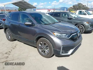 2021 Honda CR-V EX with VIN 2HKRW1H55MH422771, listed as a IAAI auction lot 41954473 with 47,148 mi miles. Bid and sale history available at carsss.com. Image 1.