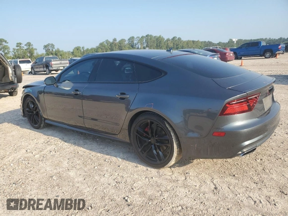 2017 Audi A7 Premium Plus with VIN WAUW3AFC9HN063540, listed as a Copart auction lot 65662994 with 53,132 mi miles and Salvage Title. Bid and sale history available at carsss.com. Image 2.