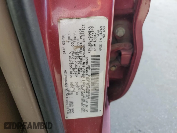 1998 Toyota 4Runner z VIN JT3HM84RXW0030036, wystawiony jako Copart lot #79971434 z przebiegiem 390 286 mil mil oraz Czysty tytuł • Clean title. Historia ofert i sprzedaży dostępna na DreamBid. Obrazek 13.