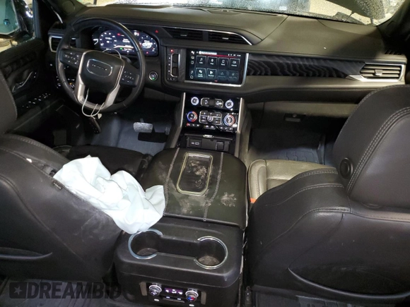 2022 GMC Yukon XL Denali with VIN 1GKS2JKL5NR351199, listed as a Copart auction lot 42366055 with 51,021 mi miles and Salvage Title. Bid and sale history available at carsss.com. Image 8.