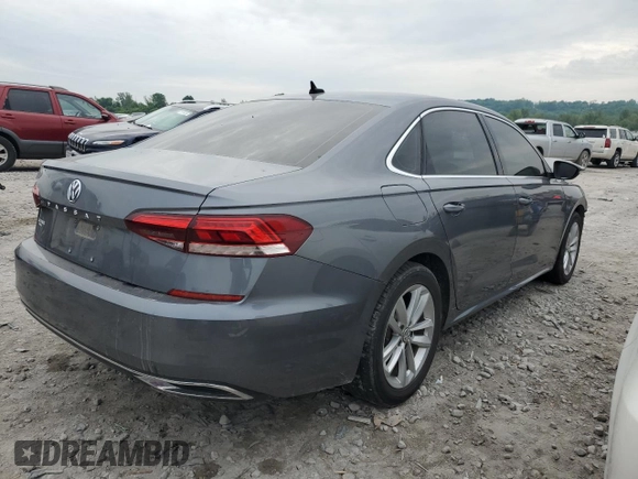 2020 Volkswagen Passat SE with VIN 1VWSA7A35LC014256, listed as a Copart auction lot 57496745 with 113,531 mi miles and Salvage title. Bid and sale history available at DreamBid. Image 3.