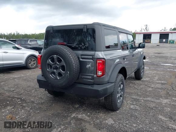 2025 Ford Bronco Big Bend with VIN 1FMDE7BH7SLA43844, listed as a IAAI auction lot 42816053 with 3,401 mi miles and . Bid and sale history available at DreamBid. Image 4.