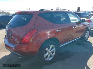 2006 Nissan Murano SL with VIN JN8AZ08W46W514110, listed as a IAAI auction lot 39144494 with 0 mi miles. Bid and sale history available at carsss.com. Image 4.