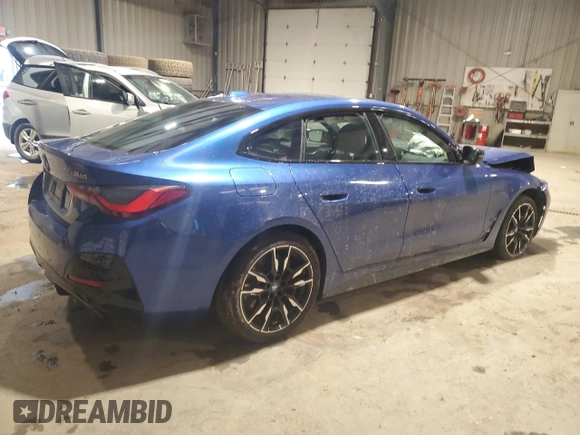 2024 BMW i4 M50 z VIN WBY33AW09RFR93637, wystawiony jako Copart lot #45842555 z przebiegiem 7 691 mil mil oraz Szkoda całkowita • Salvage title. Historia ofert i sprzedaży dostępna na DreamBid. Obrazek 3.
