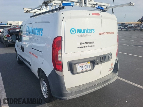 2015 Ram ProMaster City Cargo Tradesman with VIN ZFBERFAT0F6A59133, listed as a IAAI auction lot 42293293 with 103,722 mi miles and . Bid and sale history available at DreamBid. Image 29.