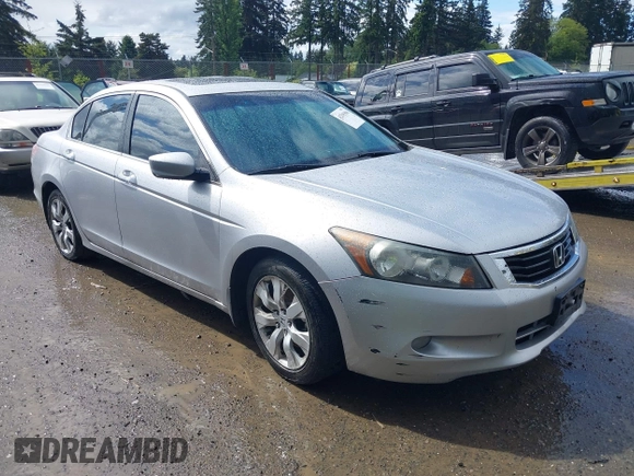 2008 Honda Accord EX-L z VIN 1HGCP36828A073076, wystawiony jako IAAI lot #42305586 z przebiegiem 308 300 mil mil oraz . Historia ofert i sprzedaży dostępna na DreamBid. Obrazek 1.