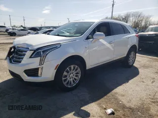 2017 Cadillac XT5 FWD with VIN 1GYKNARS7HZ297337, listed as a Copart auction lot 51441975 with 96,281 mi miles and Salvage Title. Bid and sale history available at carsss.com. Image 1.