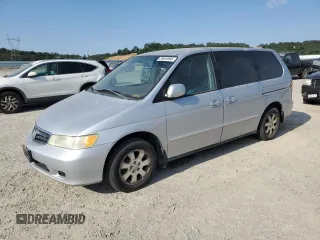 2002 Honda Odyssey EX z VIN 5FNRL18602B047708, wystawiony jako Copart lot #59640885 z przebiegiem 138 266 mil mil oraz Czysty tytuł • Clean title. Historia ofert i sprzedaży dostępna na DreamBid. Obrazek 1.