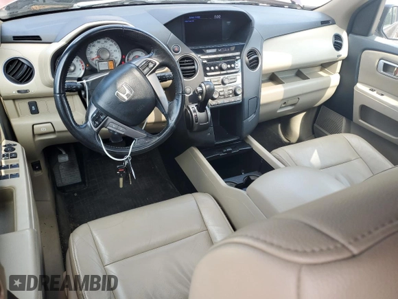 2013 Honda Pilot EX-L with VIN 5FNYF4H55DB006389, listed as a Copart auction lot 59683325 with 181,803 mi miles and Salvage title. Bid and sale history available at DreamBid. Image 8.