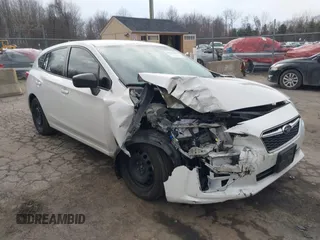 2017 Subaru Impreza with VIN 4S3GTAA68H3751534, listed as a IAAI auction lot 41719864 with 100,417 mi miles. Bid and sale history available at carsss.com. Image 1.