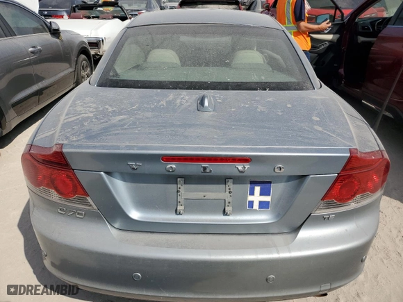 2009 Volvo C70 with VIN YV1MC67229J075206, listed as a Copart auction lot 74823344 with 0 mi miles and Salvage Title. Bid and sale history available at carsss.com. Image 6.