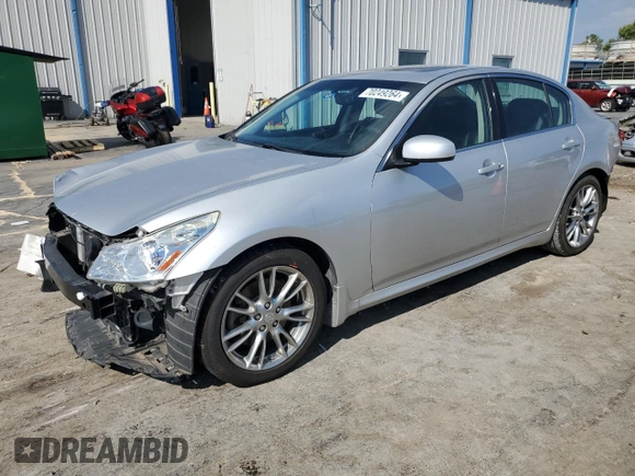 2008 Infiniti G35 Journey with VIN JNKBV61E98M227603, listed as a Copart auction lot 70249264 with 183,216 mi miles and Salvage Title. Bid and sale history available at DreamBid. Image 1.