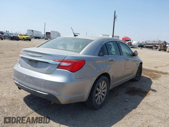 2013 Chrysler 200 LX with VIN 1C3CCBAG2DN767678, listed as a IAAI auction lot 41801847 with 155,863 mi miles. Bid and sale history available at carsss.com. Image 4.
