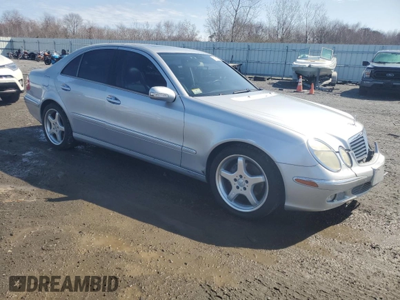2003 Mercedes-Benz E-Class 5.0L with VIN WDBUF70J53A246086, listed as a Copart auction lot 51453375 with 178,759 mi miles and Clean Title. Bid and sale history available at carsss.com. Image 4.
