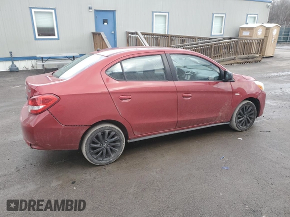 2020 Mitsubishi Mirage G4 SE with VIN ML32F4FJ1LHF09881, listed as a Copart auction lot 46986585 with 70,113 mi miles and Salvage Title. Bid and sale history available at carsss.com. Image 3.