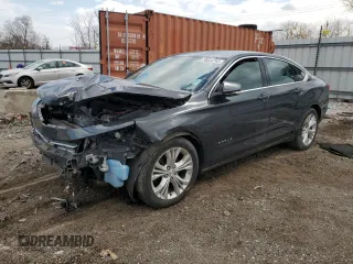 2015 Chevrolet Impala LT with VIN 2G1115SLXF9138173, listed as a Copart auction lot 50223745 with 82,281 mi miles and Salvage Title. Bid and sale history available at DreamBid. Image 1.
