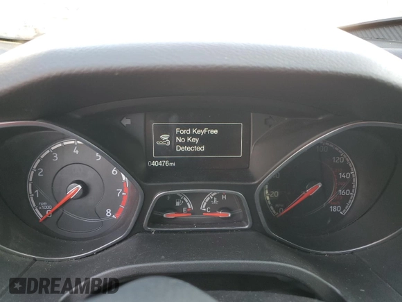 2018 Ford Focus ST with VIN 1FADP3L95JL325533, listed as a Copart auction lot 79940164 with 40,476 mi miles and Salvage Title. Bid and sale history available at DreamBid. Image 9.